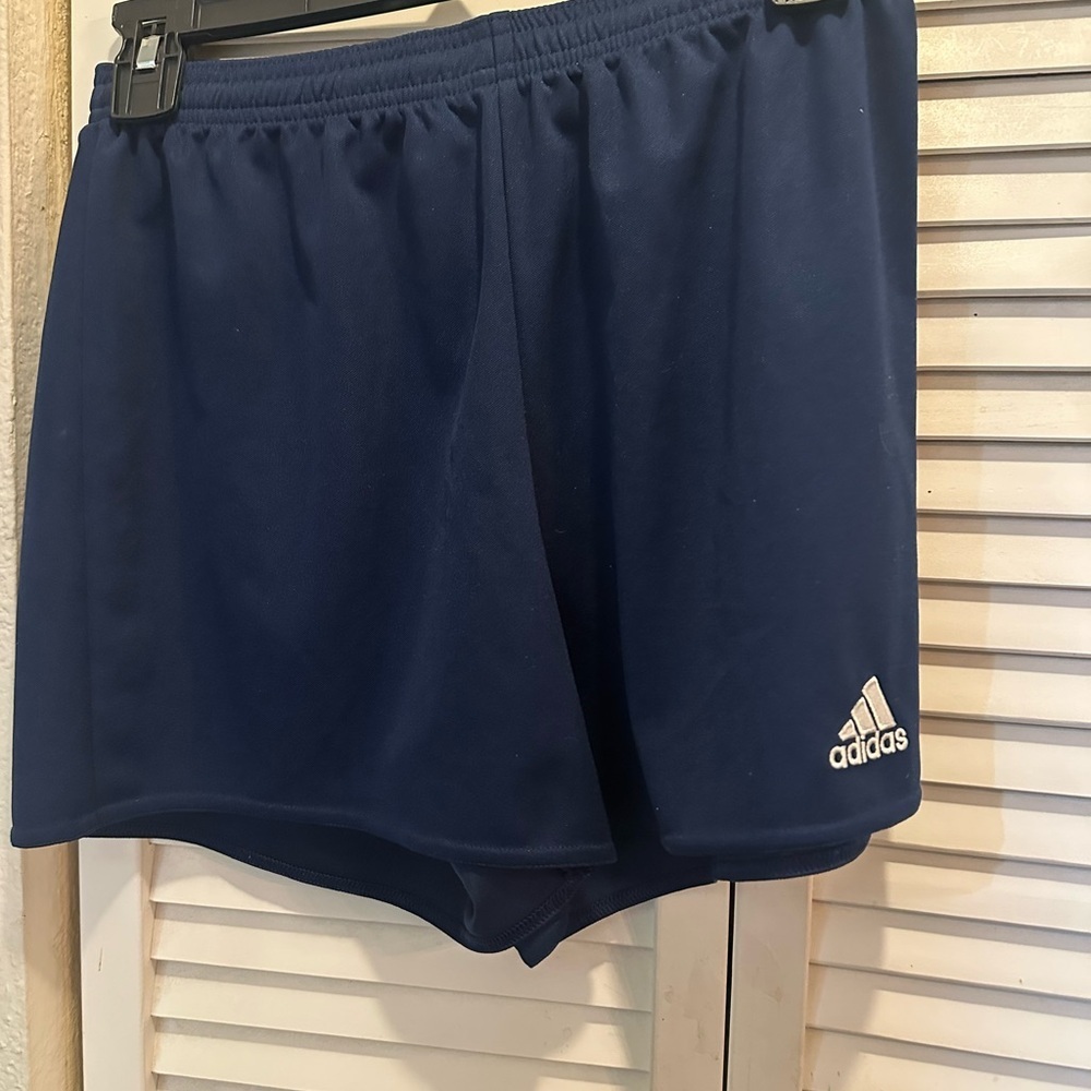 Adidas Women's Dark Blue Athletic Shorts